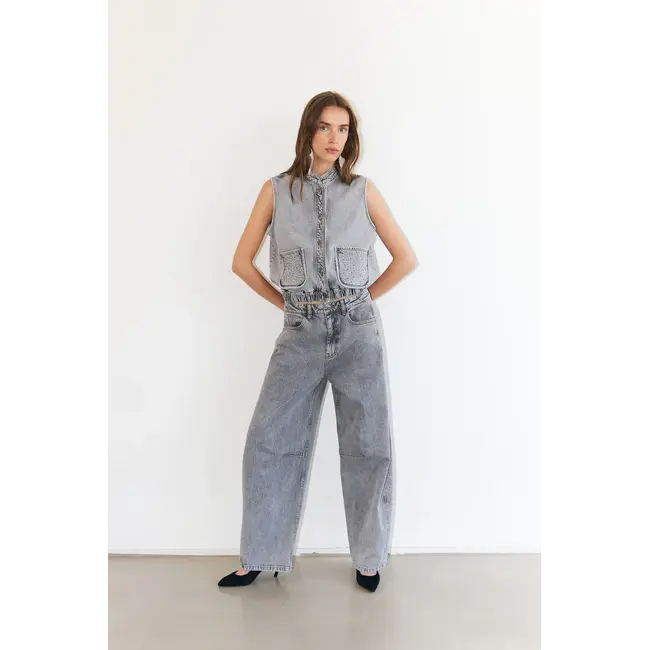 Lollys Laundry AVA JEANS LIGHT GREY