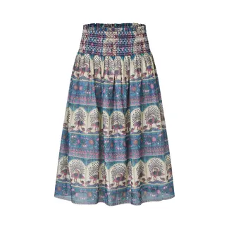 Lollys Laundry MYRA MIDI SKIRT BLUE