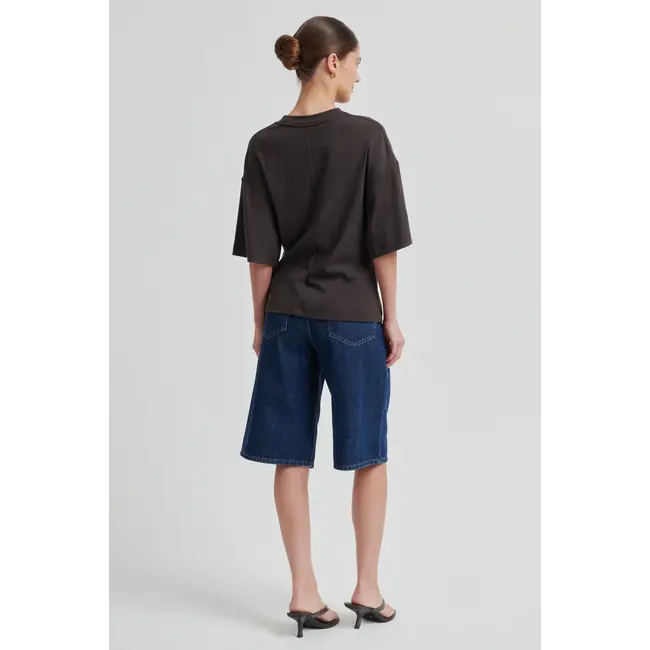 Second Female ENORA BROOCH TEE CHOCOLATE TORTE