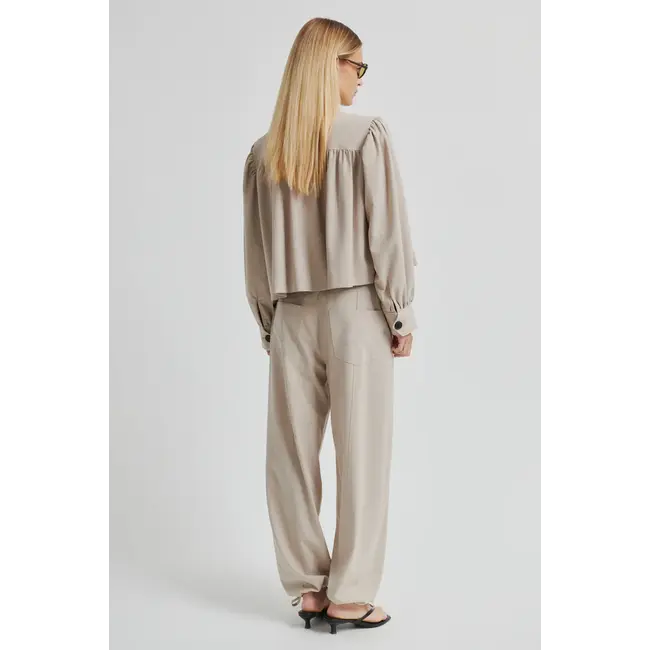 Second Female ZOIE CARGO TROUSERS LIGHT BEIGE MELANGE