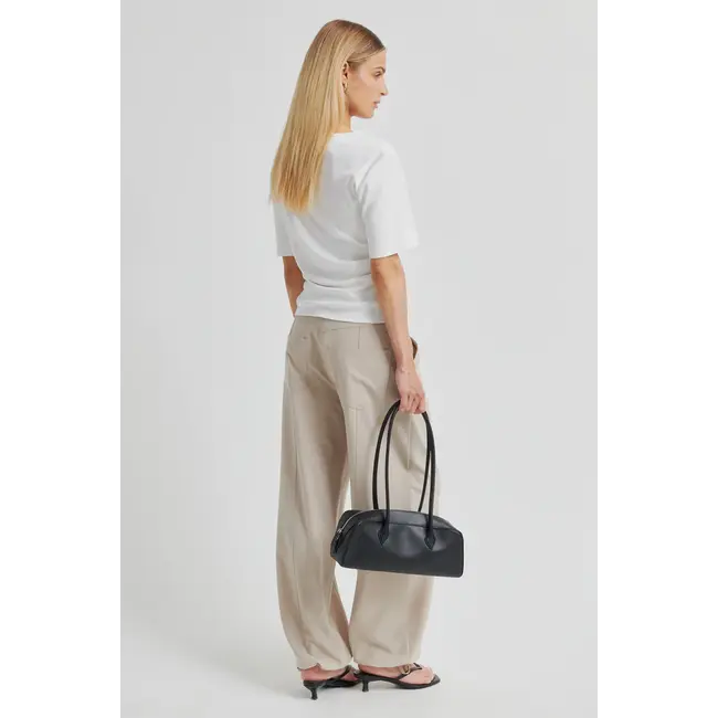 Second Female ULINA DRAPE TEE WHITE