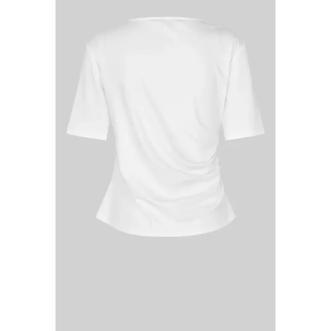 Second Female ULINA DRAPE TEE WHITE