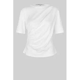 Second Female ULINA DRAPE TEE WHITE