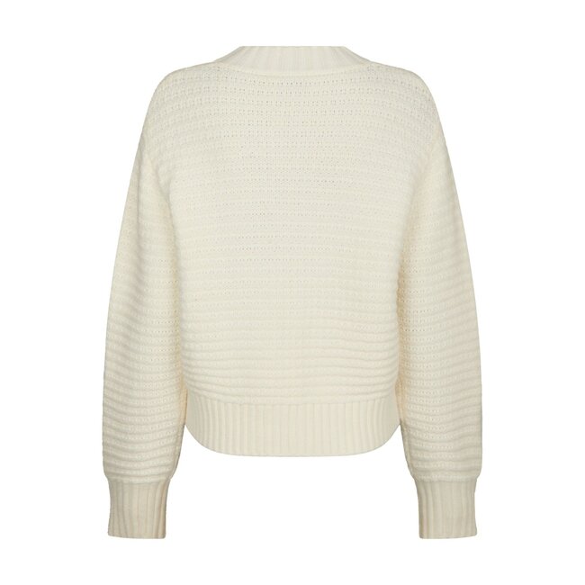 Neo Noir KAMILLI KNIT CARDIGAN CREME