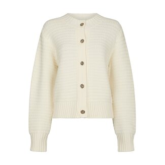 Neo Noir KAMILLI KNIT CARDIGAN CREME