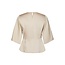 Neo Noir REMANA HEAVY SATEEN BLOUSE CHAMPAGNE