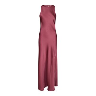 Neo Noir CELINIE HEAVY SATEEN DRESS CHERRY PINK