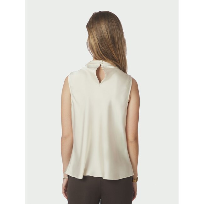Neo Noir ISOLA DRAPY SATIN TOP CREME