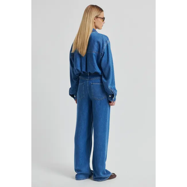 Second Female IRVINA DENIM SHIRT BLUE DENIM