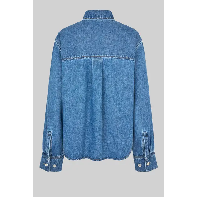 Second Female IRVINA DENIM SHIRT BLUE DENIM
