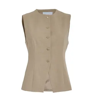 Minus FAMEY VEST SAND GREY