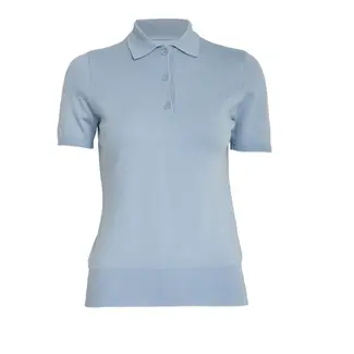 Minus EVANIA POLO KNIT PULLOVER SKYWAY BLUE