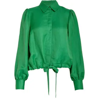 Minus JUNO LINEN SHIRT GREENBIER