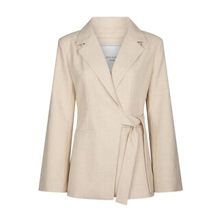 Neo Noir CARMIA MELANGE TIE BLAZER BEIGE MELANGE