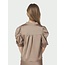 Neo Noir ROELLA HEAVY SATEEN BLOUSE DARK TAUPE