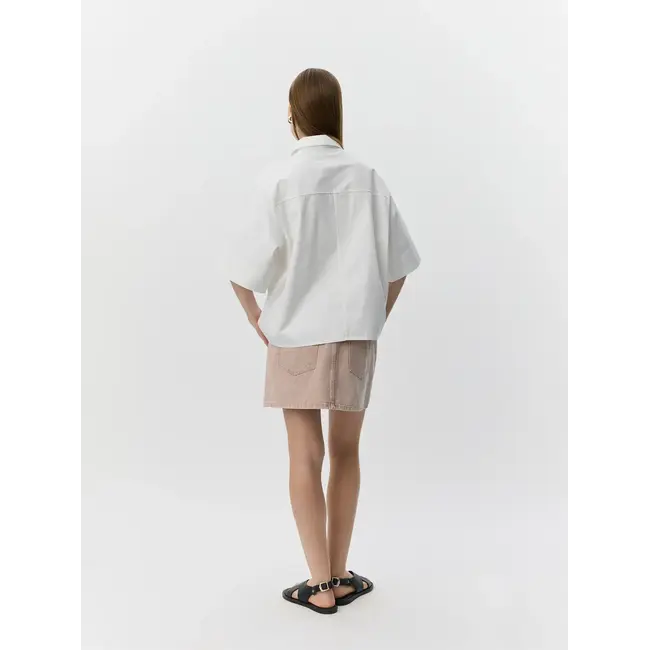 Sofie Schnoor SAMIA DENIM MINI SKIRT FADED ROSE