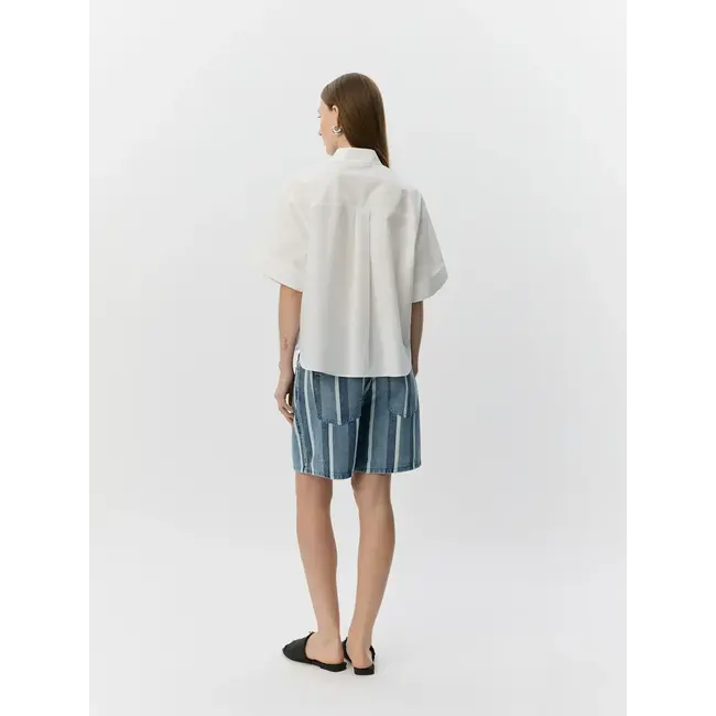 Sofie Schnoor LEANA SHORT SLEEVE SHIRT WHITE ALYS.