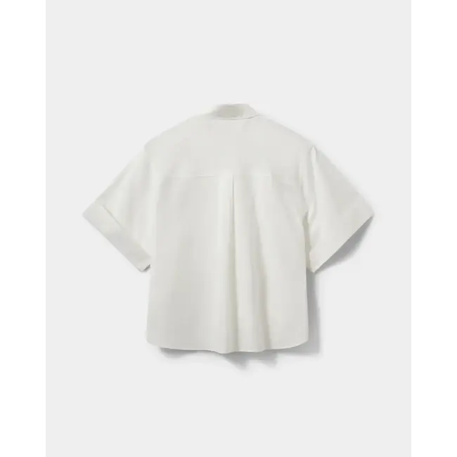 Sofie Schnoor LEANA SHORT SLEEVE SHIRT WHITE ALYS.