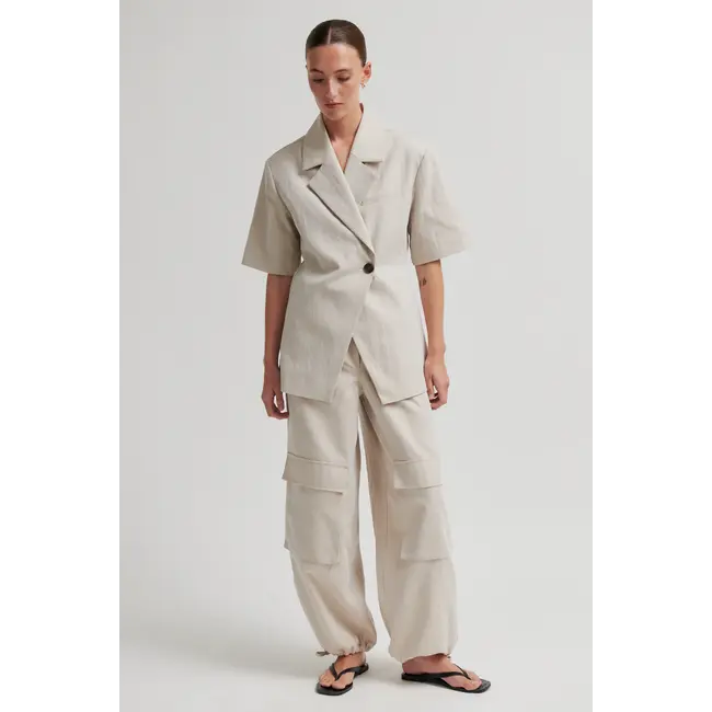 Second Female SANTON BLAZER SOFT BEIGE