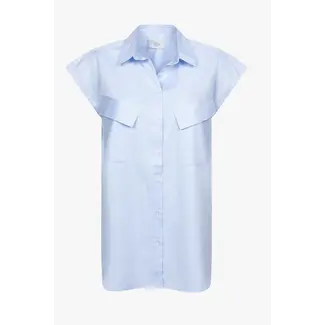Ame antwerp NISRINE LIGHT BLUE SHIRT