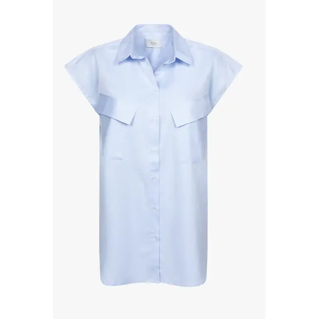 Ame antwerp NISRINE LIGHT BLUE SHIRT