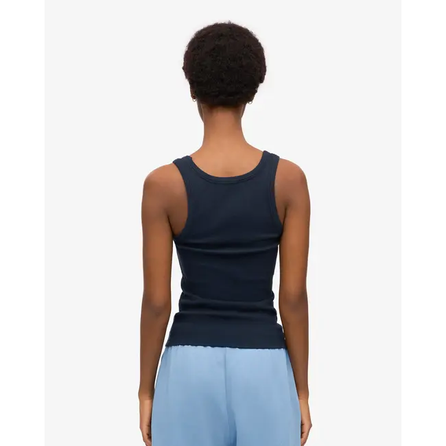 Colorful Standard WOMEN ORGANIC RIB TANK TOP NAVY BLUE