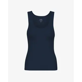 Colorful Standard WOMEN ORGANIC RIB TANK TOP NAVY BLUE