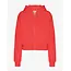 Colorful Standard ORGANIC CROP ZIP HOOD RED TANGERINE