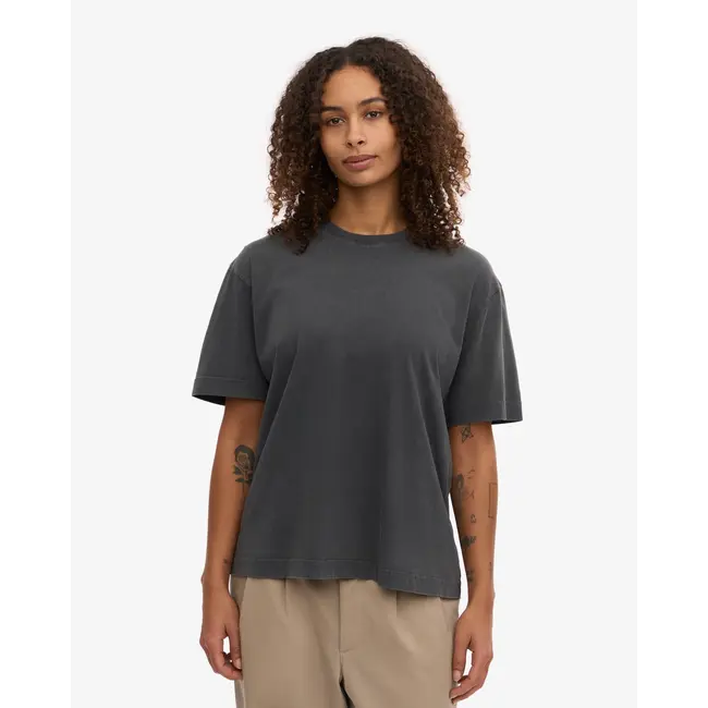 Colorful Standard OVERSIZED ORGANIC T-SHIRT FADED BLACK