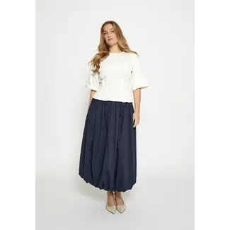 Minus JUNIANA T-SHIRT CLOUD DANCER