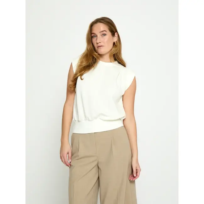 Minus MARTA SWEAT BROKEN WHITE