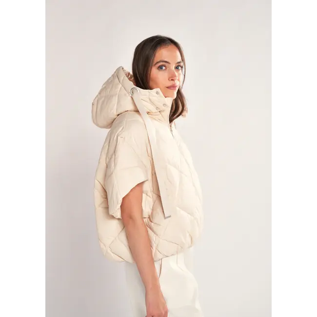 SIMPLE THE BRAND SUZA JACKET EGRET