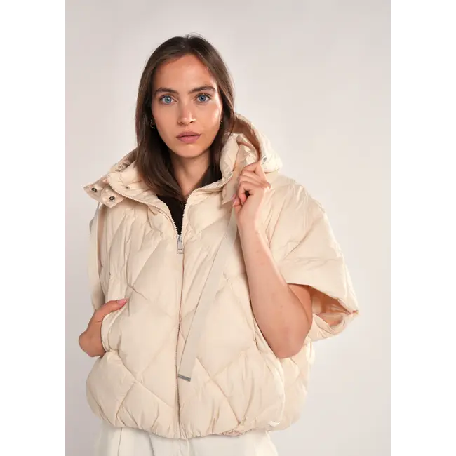 SIMPLE THE BRAND SUZA JACKET EGRET