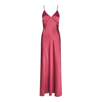 Neo Noir COLLY HEAVY SATEEN DRESS CHERRY PINK