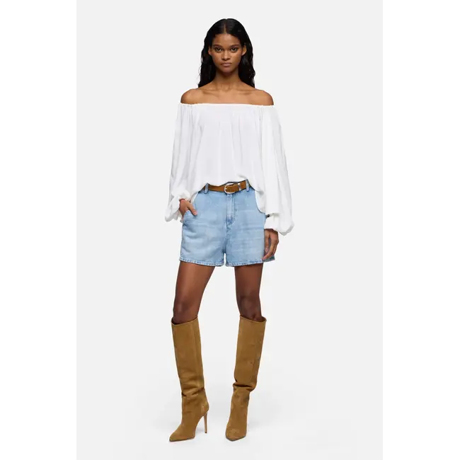 7 FOR ALL MANKIND TROUSER SHORTS IRIS