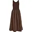 Minus MARIE MIDI DRESS CHESTNUT