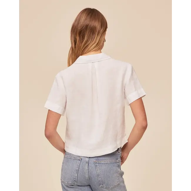 Bella Dahl SHORT SLEEVE FLOWY BUTTON DOWN