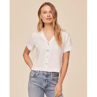 Bella Dahl SHORT SLEEVE FLOWY BUTTON DOWN