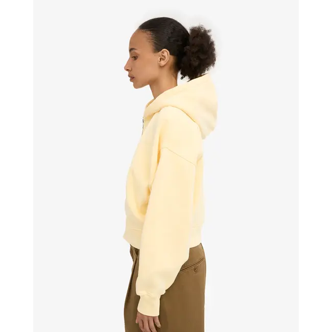 Colorful Standard ORGANIC CROP ZIP HOODSOFT YELLOW