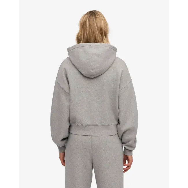 Colorful Standard ORGANIC CROP ZIP HOOD HEATHER GREY