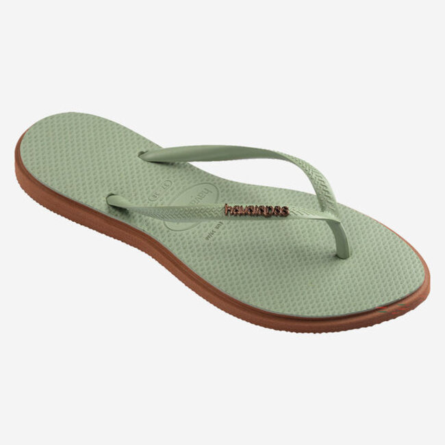 Havaianas SLIM POINT RUST SMOKE GREEN