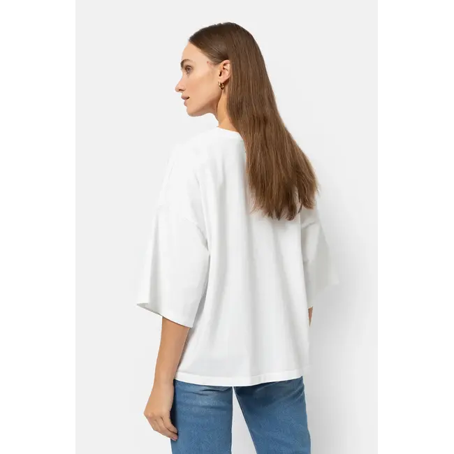 Ame antwerp ELOISE WHITE BOXY T-SHIRT