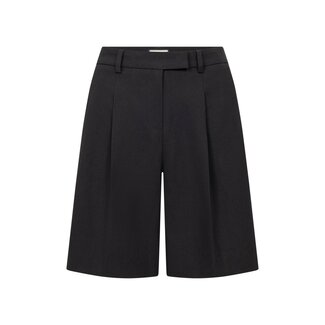 SEDUCTIVE CHRISSY SHORTS FINE LINEN BLACK