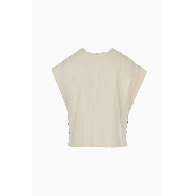 Devotion BLOUSE FIG ECRU