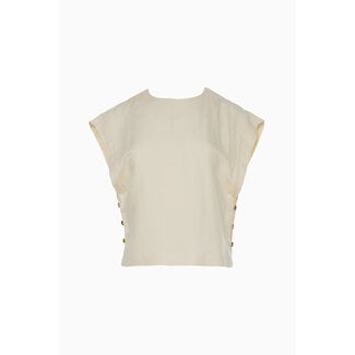 Devotion BLOUSE FIG ECRU