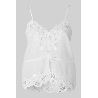 Second Female SHIA STRAP TOP WHITE