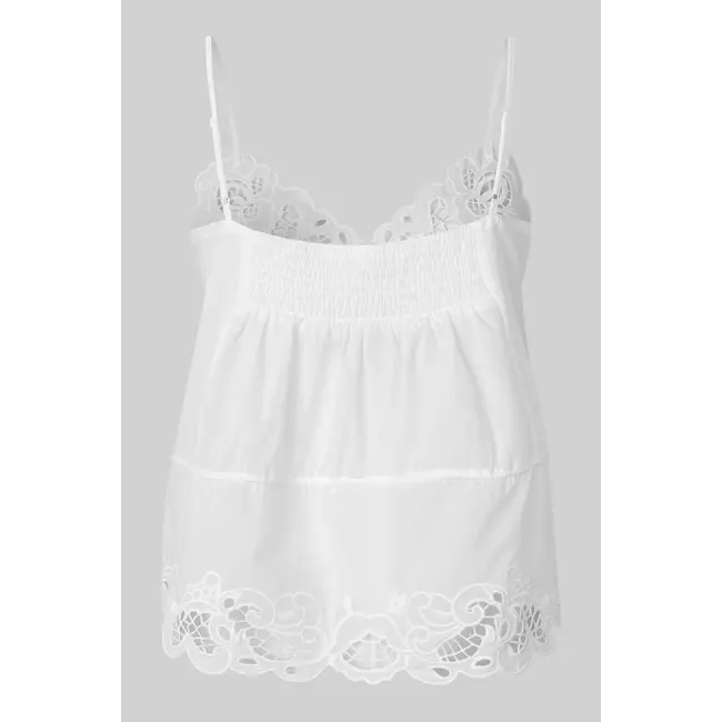 Second Female SHIA STRAP TOP WHITE
