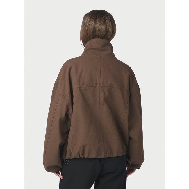 Neo Noir SELIO BOMBER JACKET BROWN