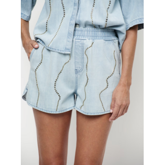 Dante 6 NERIDA DENIM SHORTS WASHED BLUE