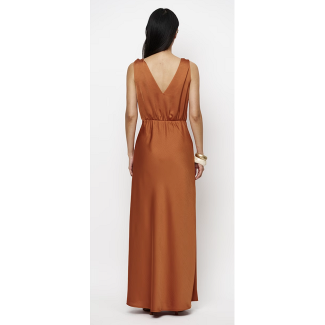 Dante 6 MARCIA SATIN MAXI DRESS ORANJE
